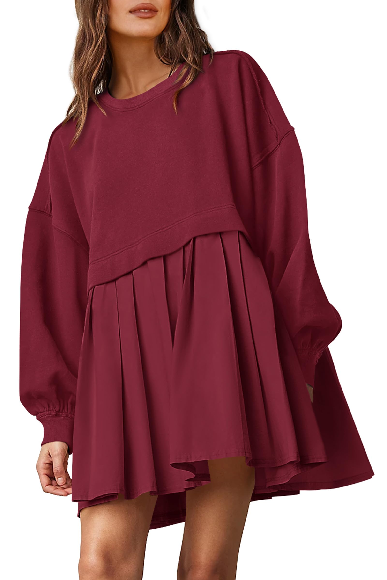 New Women's Oversized Sweatshirt Dress (Buy 2 Free Shipping)
