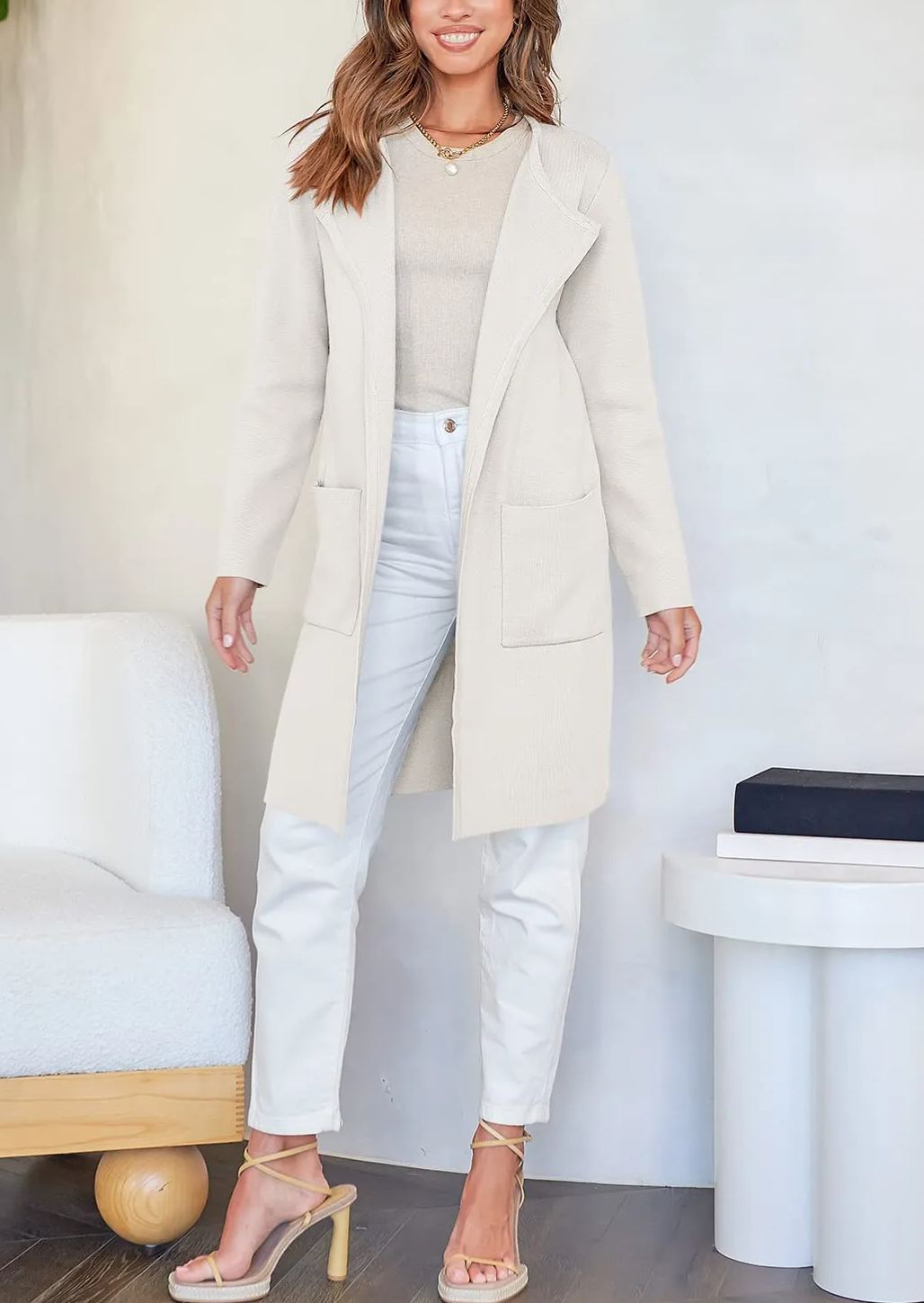 Women's Open Front Knit Cardigan (Buy 2 Free Shipping)